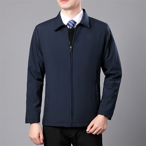 秋款行政领导干部服翻领商务休闲夹克外套男JK81-310B-1-P45