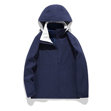 春秋冬三合一冲锋衣保暖连帽外套男女款防风防水户外服SZ618-P140，男装夹克，星座1105-3