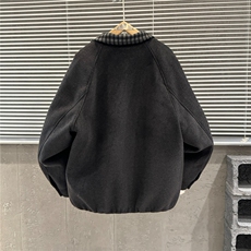 冬季新款加棉假两件拼接潮流轻奢夹克外套男款简约风潮MF388-P95，男装夹克，星座412-3