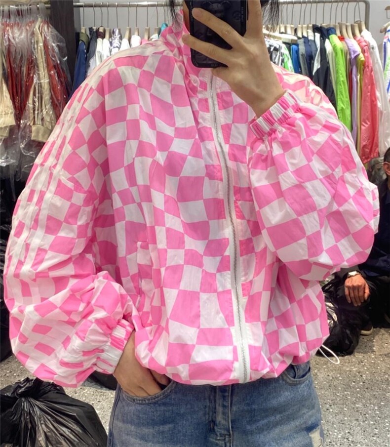 大格设计立领设计防晒外套,女装其它,L·H·X