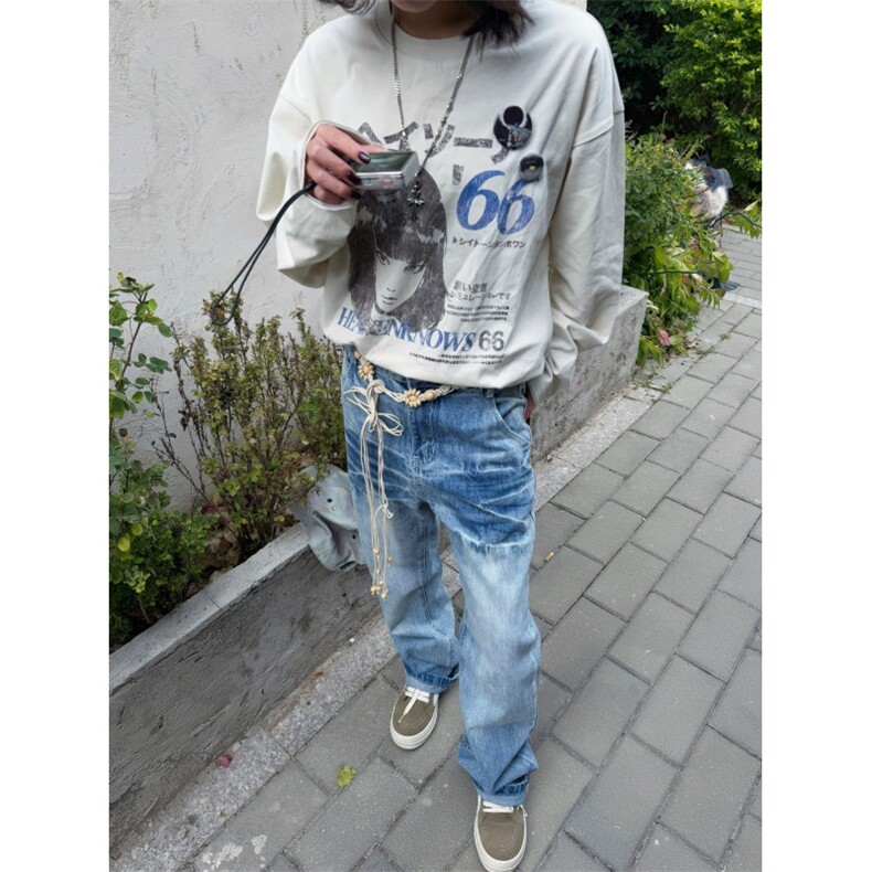 涉谷少女长袖T恤衫260G重磅长袖teeD328-CX7706-P29,男装T恤,电商D328
