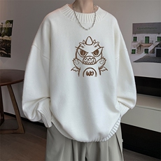 半高领毛衣男士大码针织衫男毛线衣男M18361-P45加绒款-P65，男装针织衫/毛衣，电商A040