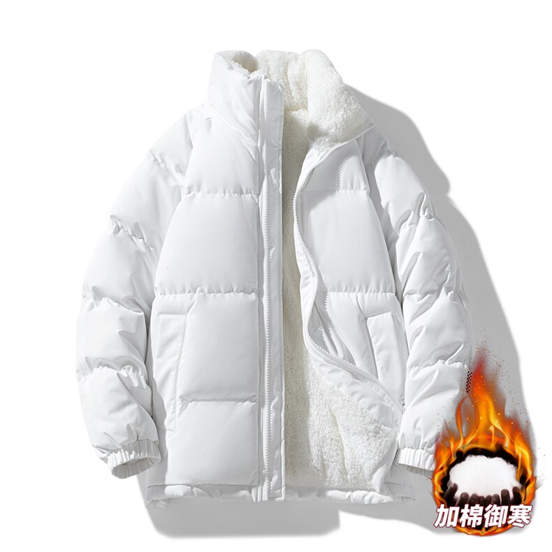 抖音直播连帽棉衣假两件加厚棉袄情侣款百搭面包服MY111-P65,男装棉衣,星座1402-1