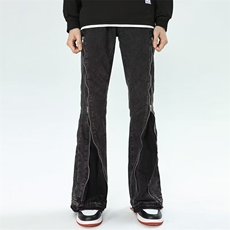 水洗牛仔裤中腰长裤潮流青春流行潮文艺拉链新款男K5219-P70，男装牛仔裤，星座1109-3