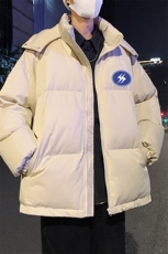 冬季港风韩版宽松加棉加厚连帽冲锋衣棉衣棉服MY6211P115控158，男装夹克，电商A268A