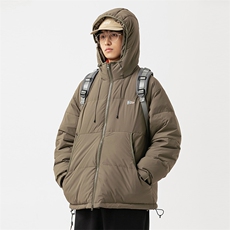 2026冬季新款男日系潮牌立领白鸭绒羽绒服加厚外套棉衣YR16-F258，男装羽绒服，电商A101（原外27）