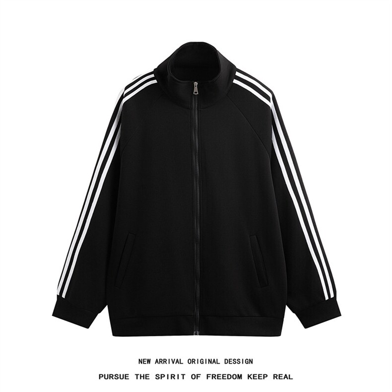 WY5019/P65春装新款高品质不起球织带设计开衫卫衣男潮宽松外套,男装卫衣,电商A141