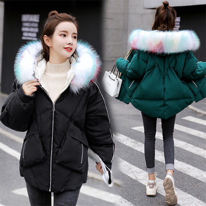 短款个性休闲时尚气质优雅连帽个性百搭宽松休闲棉衣/棉服,女装棉衣/棉服,天丽