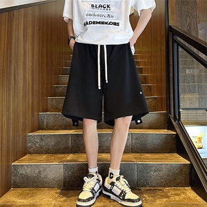 休闲短裤男韩版潮流痞子帅气个性2023夏季新款ins五分裤K3983-P30图片