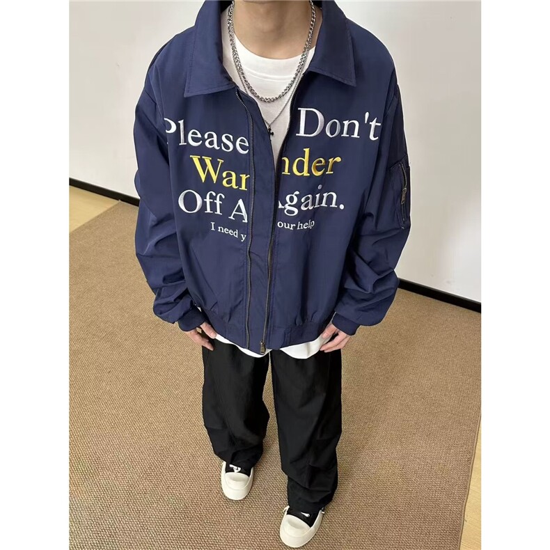 慵懒原宿ins潮流流行夹克新款时尚简约文艺气质百搭日系，男装夹克，星座1210-1