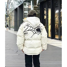 蜘蛛网刺绣字母棉服棉衣冬季加厚男女宽松面包服潮外套MZ56，男装棉衣，星座1116A（原606A-3）