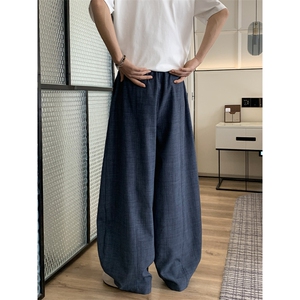 2026 春季新款 内景新中式仿麻弯刀裤M-5XL HK26152-特P25图片