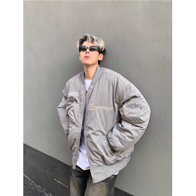 【有货】美式bomber飞行员夹克棉服工装棉衣外套MY8057特P102,男装夹克,星座908-1