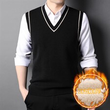 爸爸装毛衣马甲中年男士背心中年人针织衫老人坎肩马夹HPN997-P80，男装背心/马甲，电商B212（原钱塘6029）