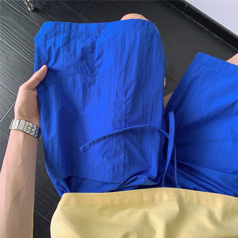 夏季冰丝速干短裤男士潮流大口袋休闲五分裤宽松大码裤子特P21,男装牛仔裤,电商C306-1