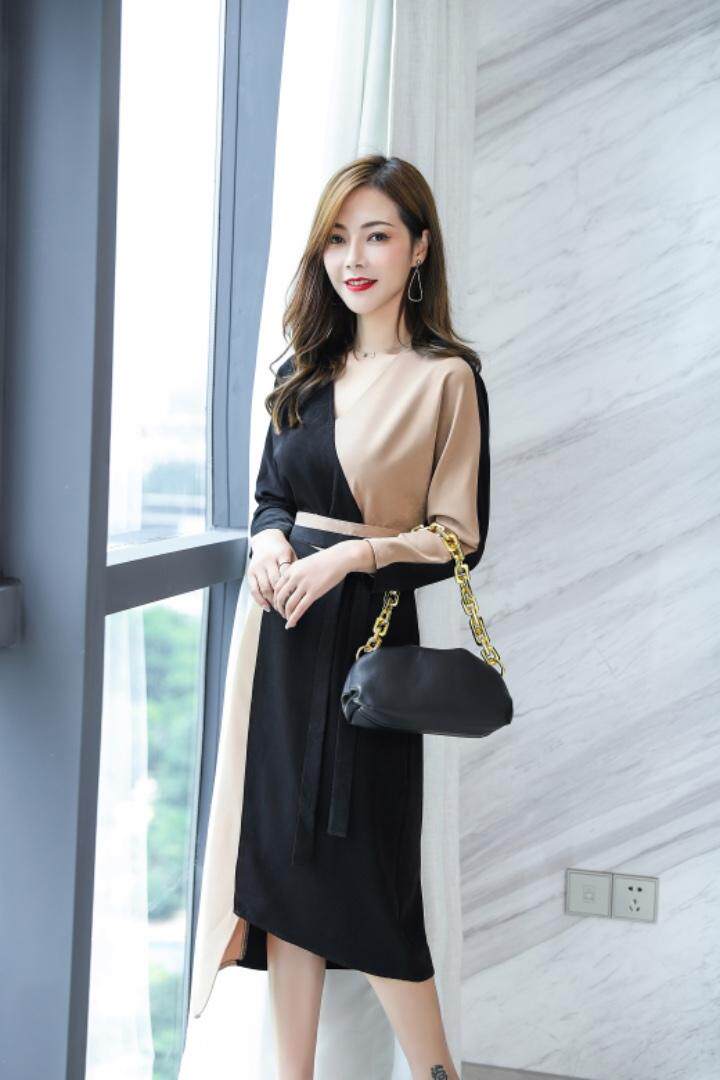 秋冬连衣裙，女装连衣裙，EE