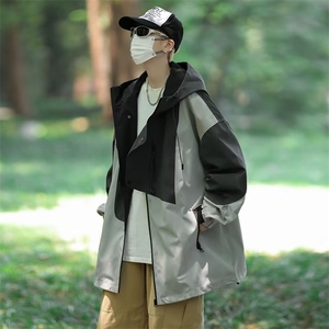 情侣装春秋休闲户外工装冲锋衣男法式小众帅棒球服外套 JK1058图片