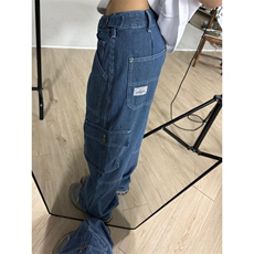 【网图有货】条纹工装牛仔男款夏季美式复古裤子KZ23CC-特P58，男装工装外套，星座1007（原301D）