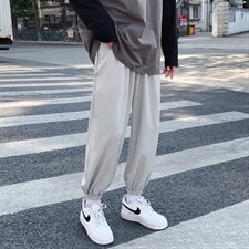 夏秋冰丝运动裤休闲超薄透气弹力九分裤2027-特批20，男装休闲裤，星座718-1