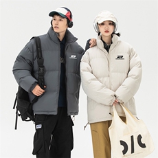 日系白底抖音直播得物高品质宽松面包服羽绒棉外套棉衣M1105P65，男装棉衣，电商C408(原B339-1)