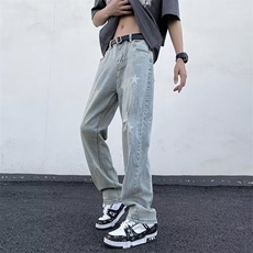 美式牛仔裤男春秋新款休闲直筒裤K701P42，男装牛仔裤，星座1116-2