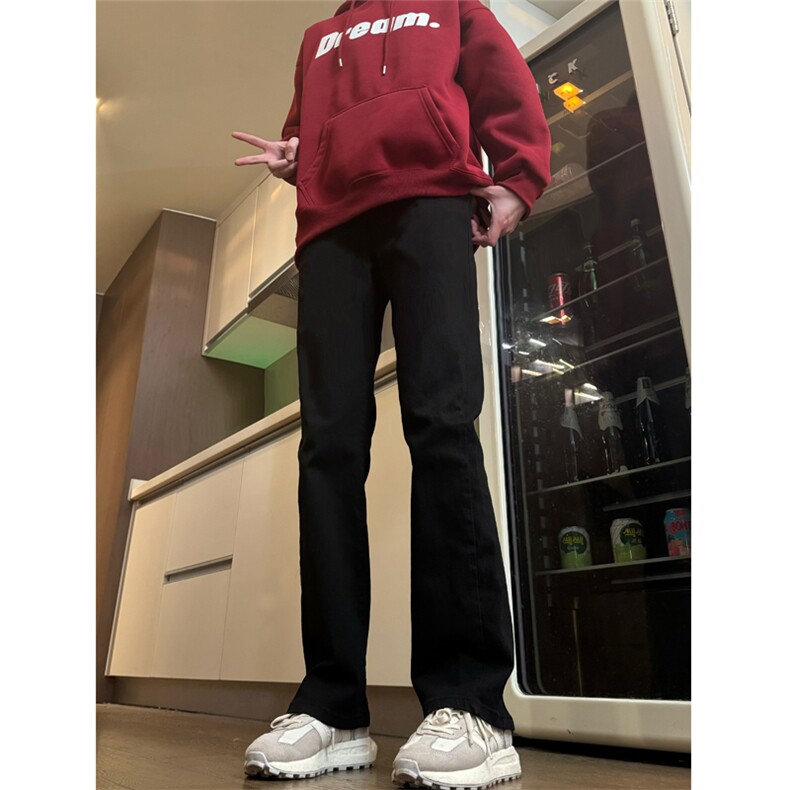 主推货足 渐变修身大码直筒微喇毛边牛仔裤 K860-K861-K866-P50图片