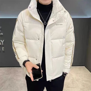 (网图)印花加厚白鸭绒羽绒服短款保暖时尚防寒 313B-YJ8016-P90图片