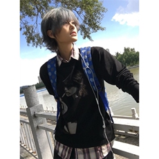 美式街头风卫衣男连帽ins潮牌痞帅炸街外套秋冬季加绒男士上衣潮，女装短外套，星座506A