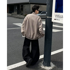 设计感青少年上衣夹克男春秋季2025新款高级感老钱风格W9346-P83，男装夹克，星座1109-3