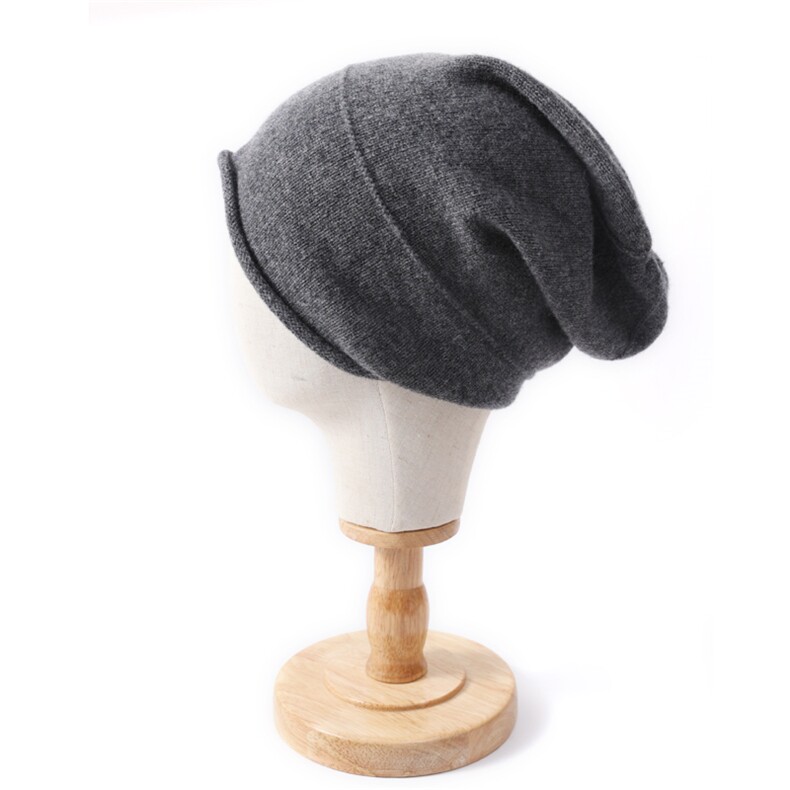 堆堆帽抽羊毛帽子女款针织月子帽2025新款包头冷帽秋冬，帽子，九月九羊绒