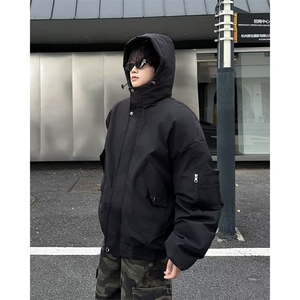 F632P95飞行员夹克棉服外套男冬季加厚潮牌宽松情侣工装图片