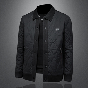 欧洲休闲翻领棉服修身绗棉棉服轻薄保暖小棉衣8827/P220棉衣
