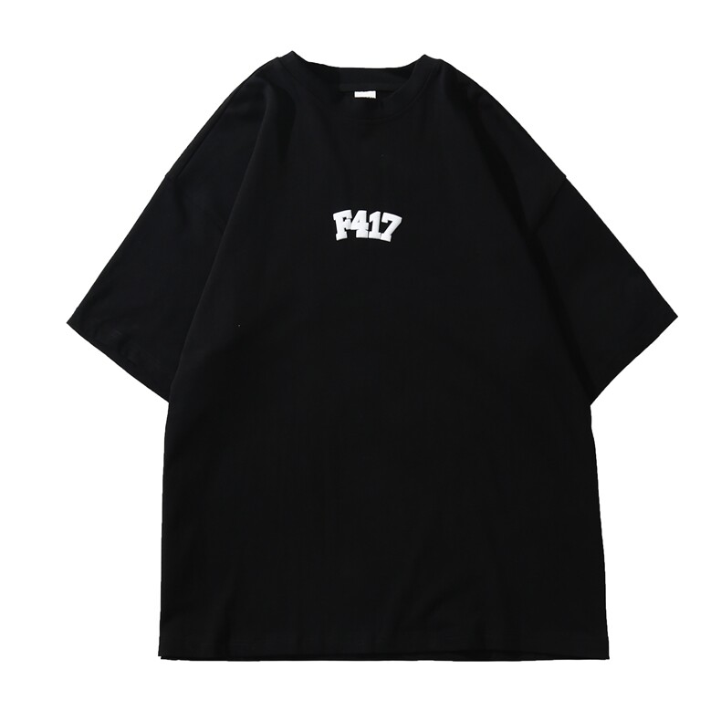 B225-T9210-P40-X55美式街头嘻哈小LOGO简约百搭情侣T恤短袖,男装T恤,电商B225