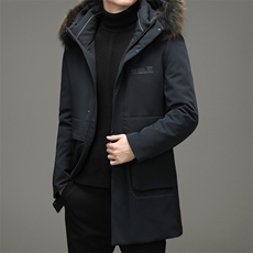 BW21903钱塘2020-2中年男士商务休闲中长款冬季厚款羽绒服P430，男装羽绒服，钱塘207-2