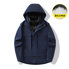Y5968-P248S-6XL90白鸭绒情侣冬季户外可脱卸三合一羽绒服，男装羽绒服，星座109