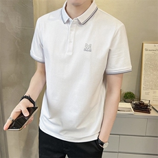 数据款Polo衫时尚刺绣男款短袖青春流行T恤DS-A329-PL2037-P50，男装T恤，电商A329