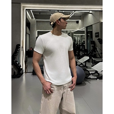 宽松简约纯色夏季T恤半袖短袖潮牌T恤25XT77232特批20，男装T恤，电商A042