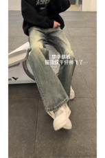 男生牛仔裤长裤A136-P48，男装牛仔裤，电商D312