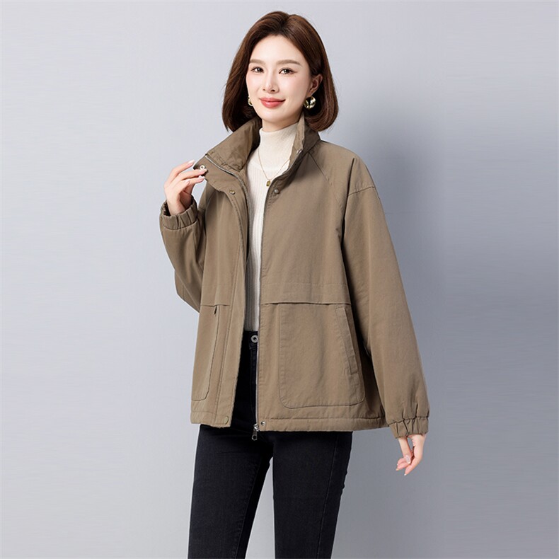 2024年冬季加绒加厚款派克服912款，女装派克服，秋牧寒烟