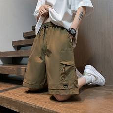 主推夏季工装短裤男宽松工装裤直筒情五分裤A436-6202-P35，男装牛仔裤，电商A436