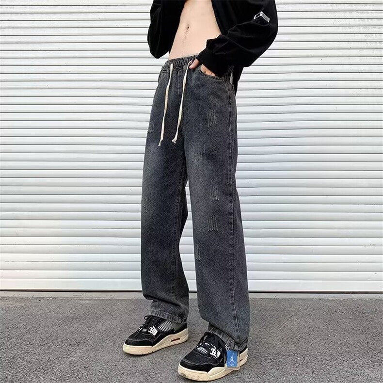 美式牛仔裤男款秋季长裤潮N6041P42,男装牛仔裤,星座1116-2