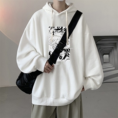连帽卫衣男大码运动服帽衫外套WY2176-P35加绒款-P40，男装卫衣，电商A040