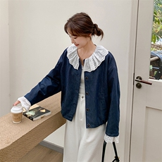新品现货牛仔外套款号A2515-P140-K215，女装短外套，2C261