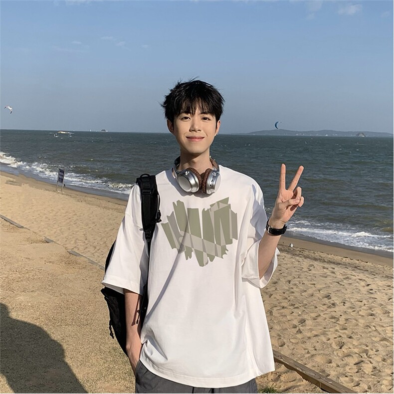 得物直播品质220克纯棉精梳xz605-dcm102-特批20控38,男装T恤,星座605(原A050)