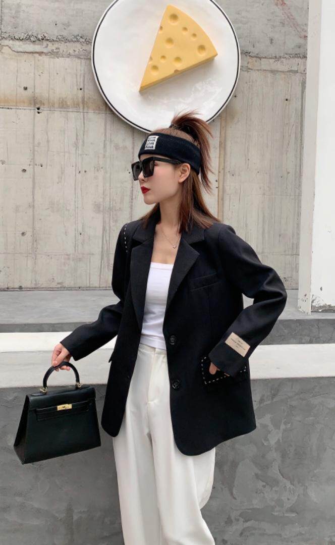 西装外套两个色m一XXL，女装西装，圣姿源