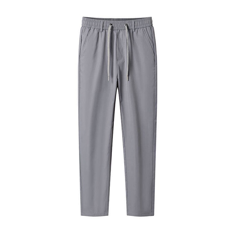 【抖音】夏季三防冰丝弹力面料直筒裤休闲运动裤K1085-25元，女装休闲裤，星座1706