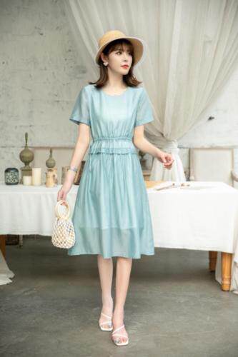 冰丝面料柔软，女装，英利伊人