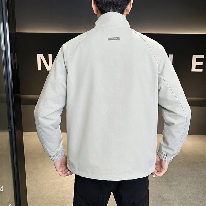 店主风新款夹克外套男春秋休闲百搭时尚立领男士夹克S8621-P80,男装夹克,星座310B-3