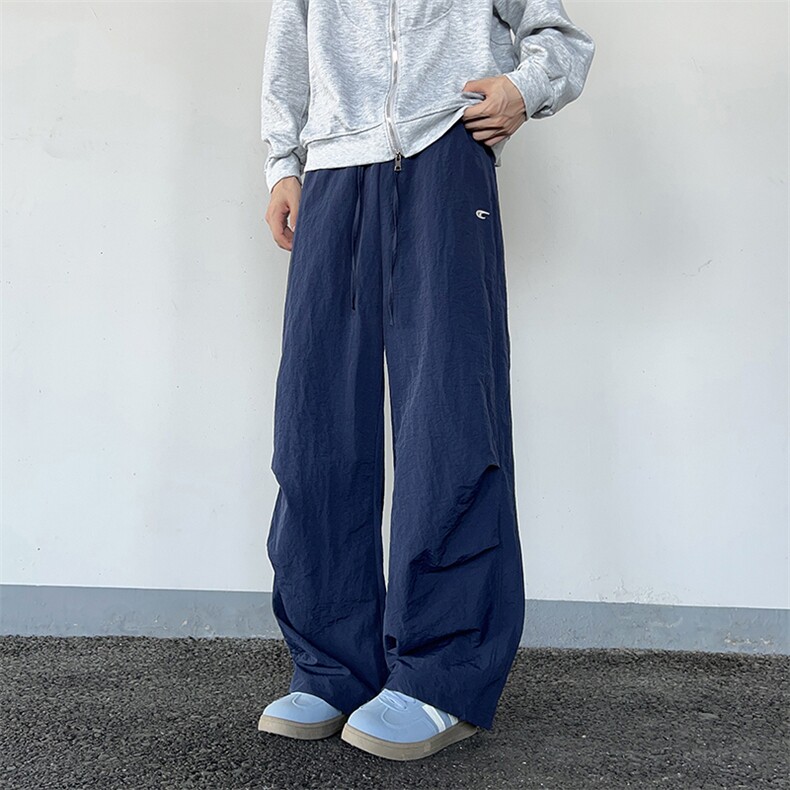 速干工装裤男女款2025新款春秋宽松垂感美式休闲阔腿裤K0863-P35,男装工装外套,星座308B-2