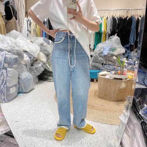 韩版宽松拖地裤，女装，艾曼拉